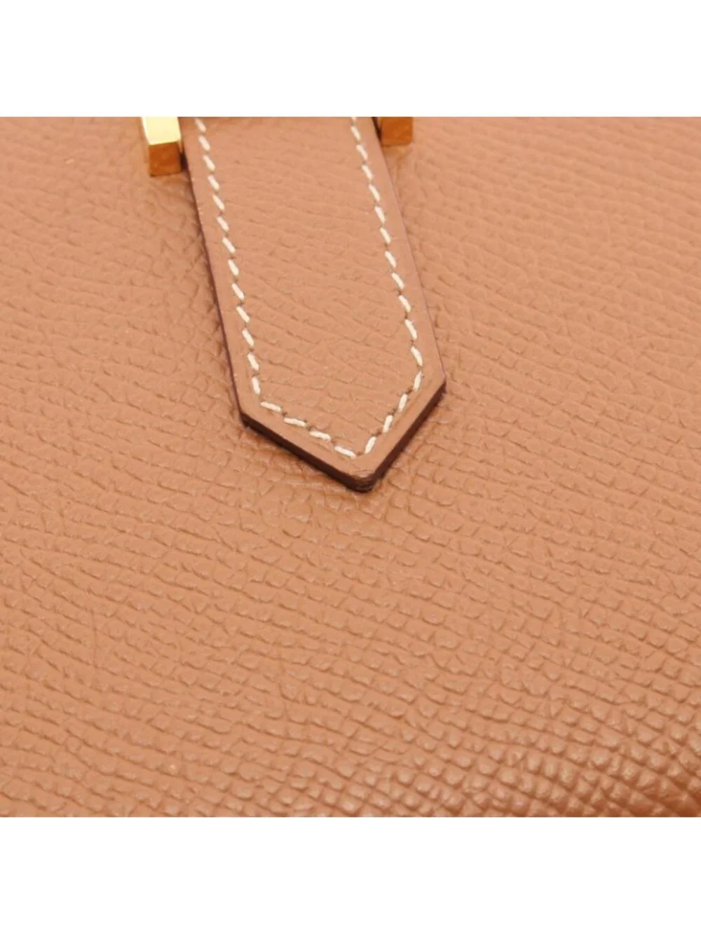 Hermes Bifold Wallet Bearn Souffle Gold Leather Calf